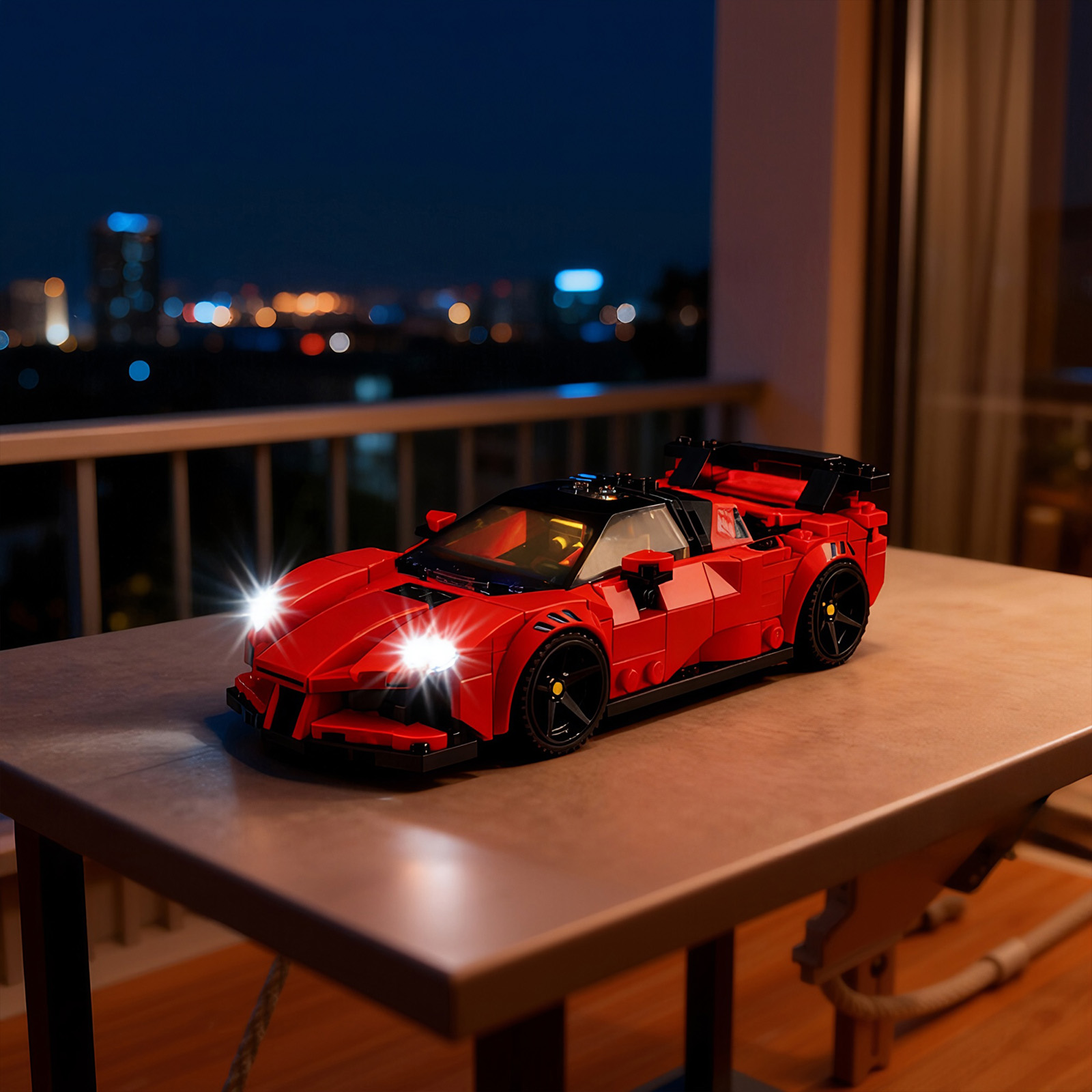Model Kit Ferrari - Kit d'éclairage LED adapté aux blocs