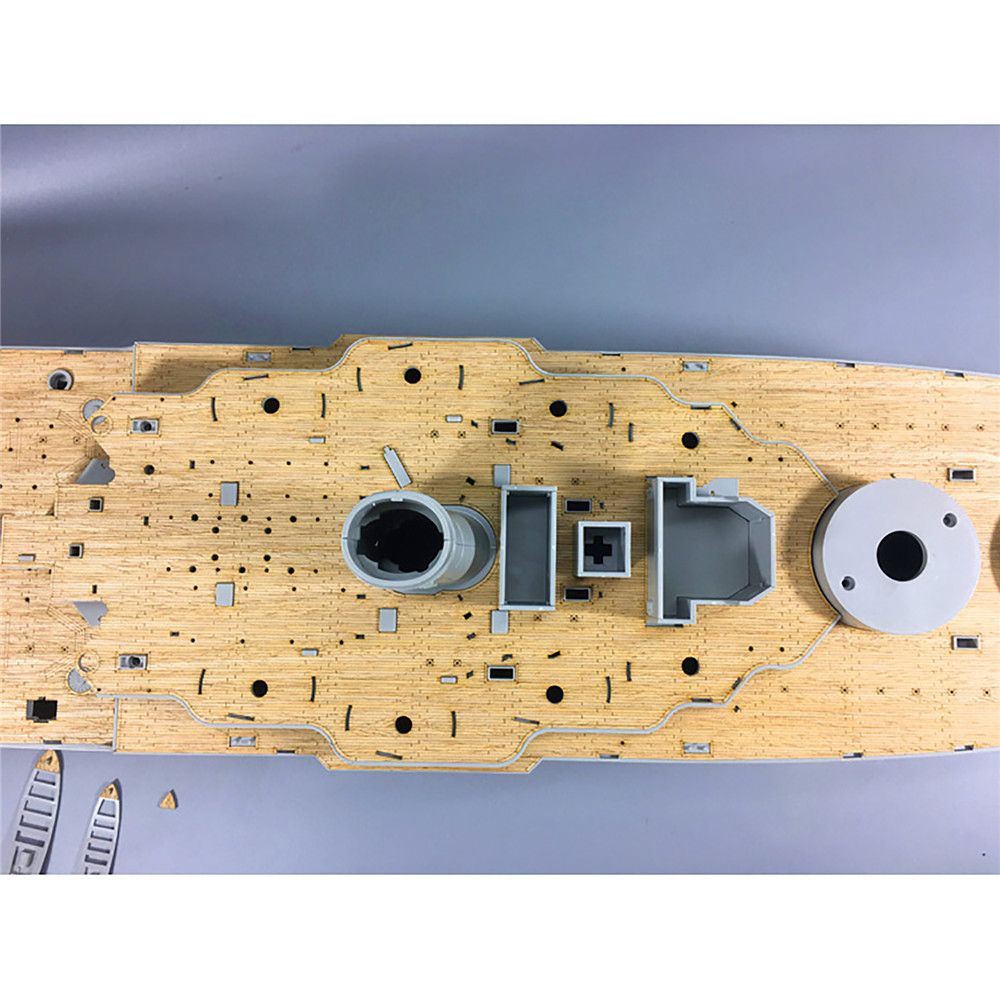 Model Kit Uss Arizona - Kit de pont en bois pour