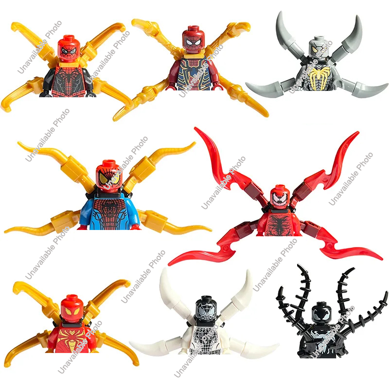 Model Kit Spiderman - Hot Toys – ensemble de 8