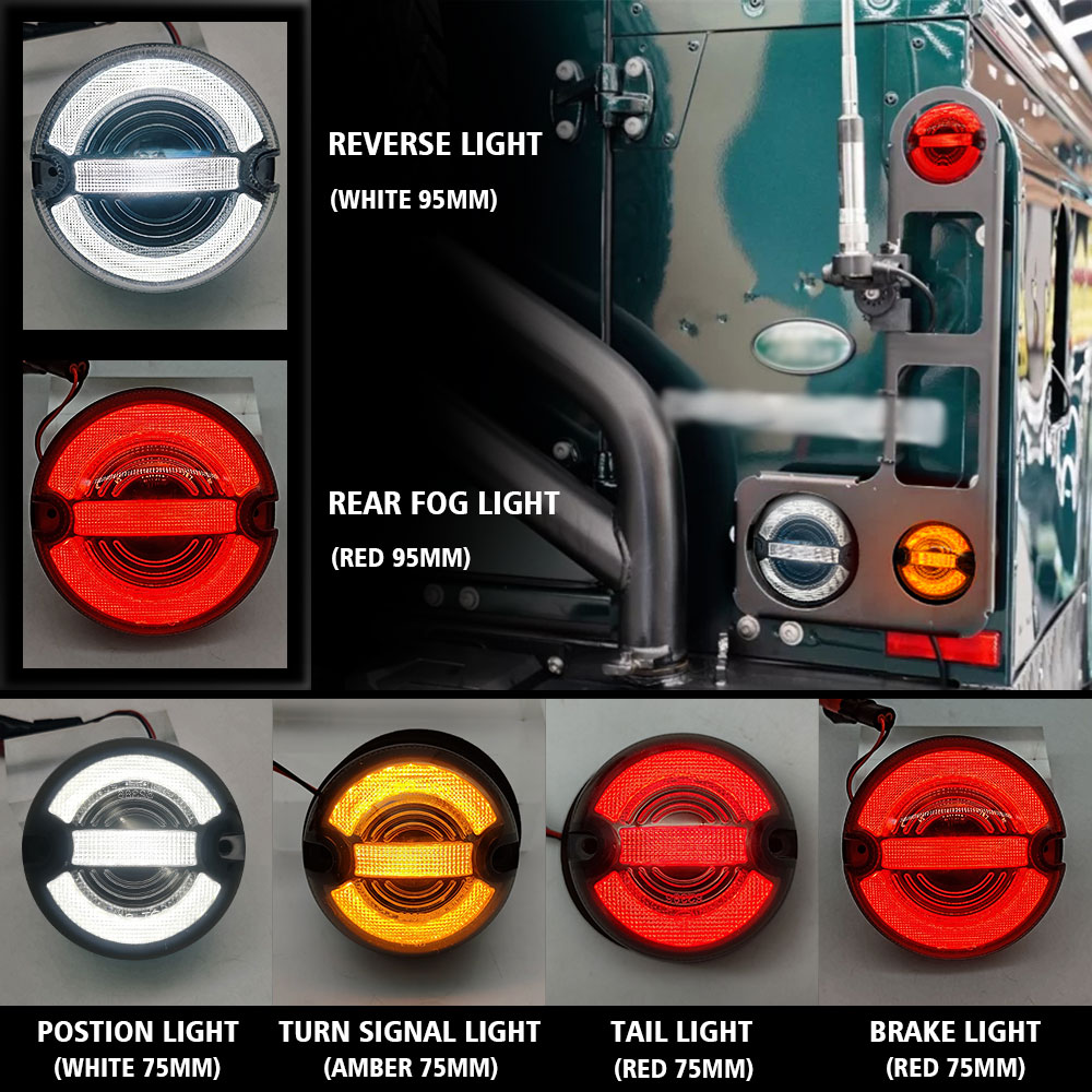 Model Kit Land Rover - 10 pièces LED Kits complets améliorés