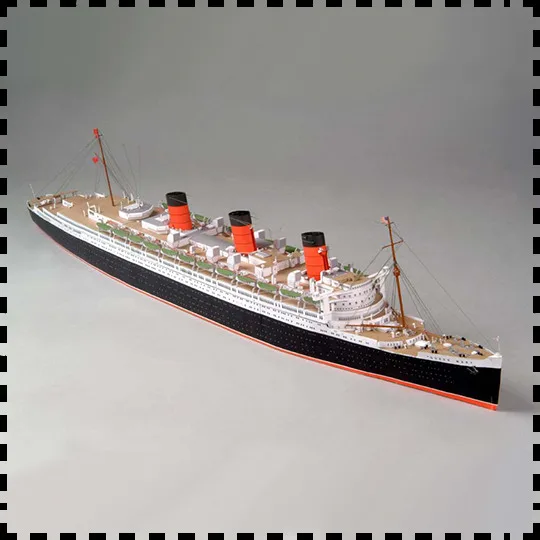 Model Kit Queen Mary - Boîte à vapeur royale britannique, échelle