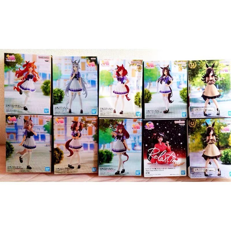 Model Kit Uma Musume - Figurines de collection originales Bandai Uma