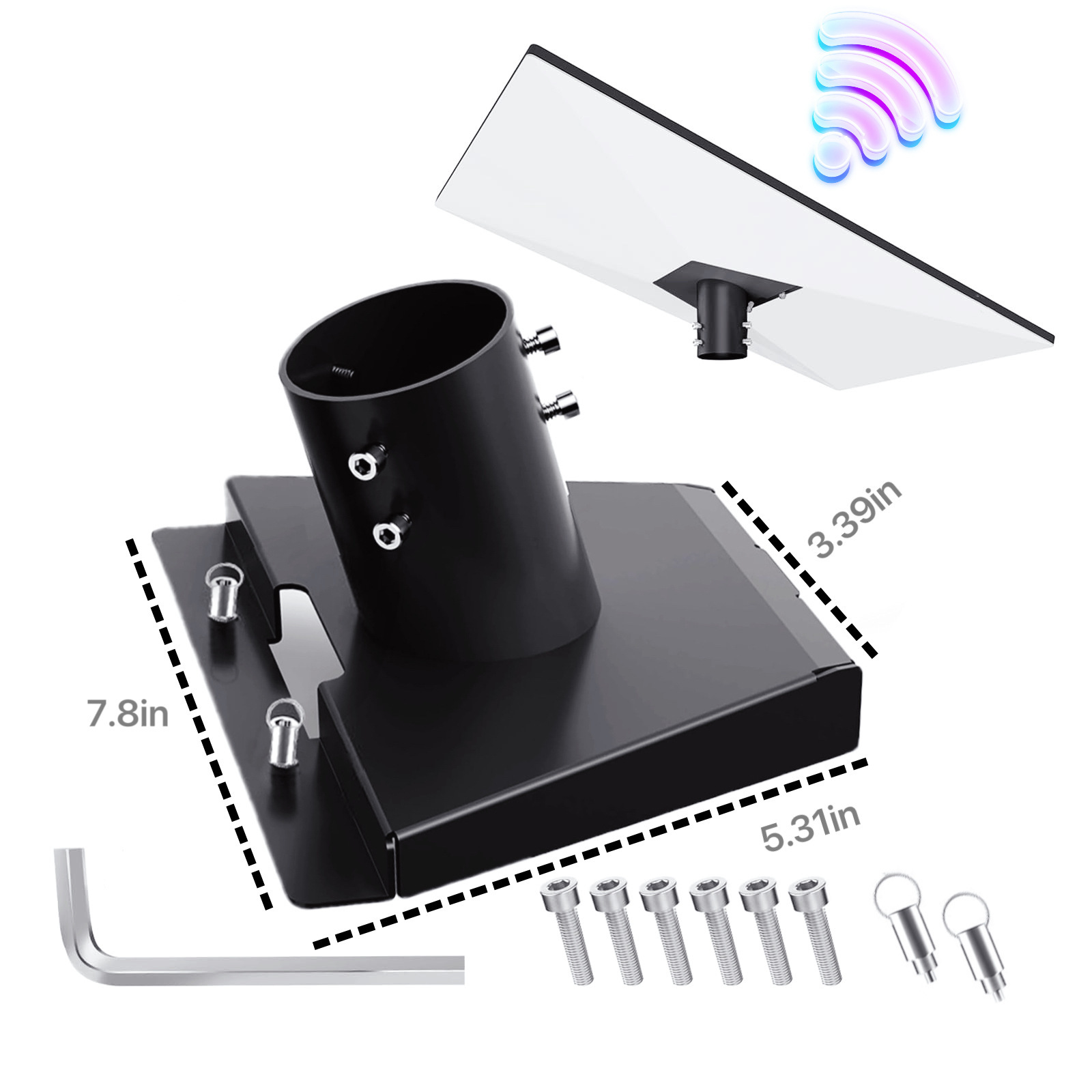 Youtube Model Kit - Kit de montage d'antenne extérieure Starlink